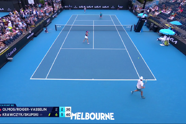 Giuliana Olmos dice adiós al Abierto de Australia