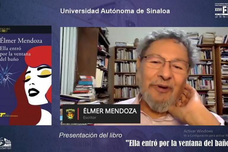 La novela negra debe estar en evolución, asegura el escritor Élmer Mendoza