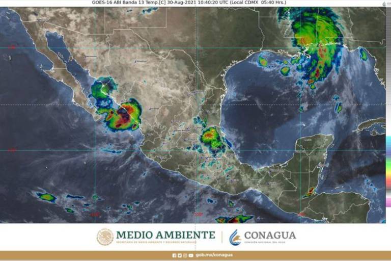 Remanentes de la tormenta Nora mantienen a Mazatlán bajo lluvia torrencial