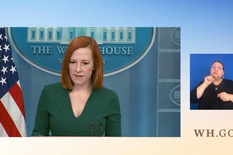 Jen Psaki, Secretaria de Prensa de EU, da positivo a Covid-19 por segunda ocasión