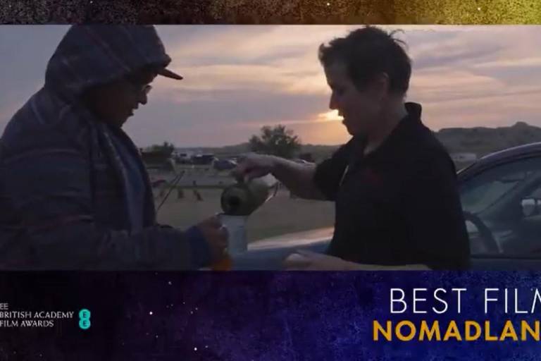 Nomadland, de Chlóe Zhao, la gran ganadora de los Premios BAFTA