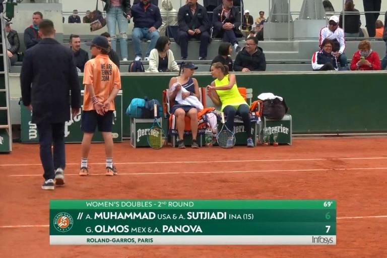 Giuliana Olmos avanza a la tercera ronda de Roland Garros