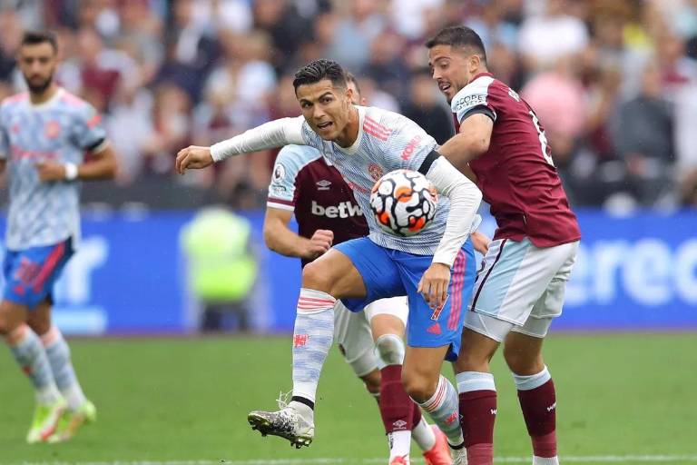 Cristiano Ronaldo lidera remontada del Manchester United ante el West Ham