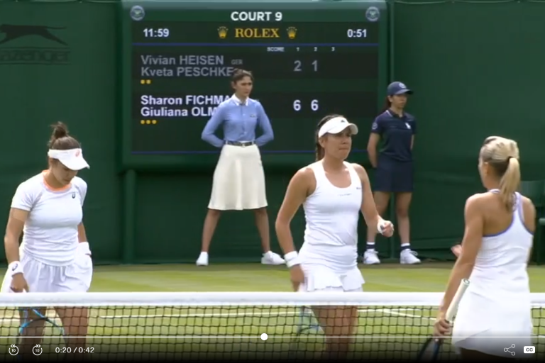 Mazatleca Giuliana Olmos avanza a la segunda ronda en Wimbledon