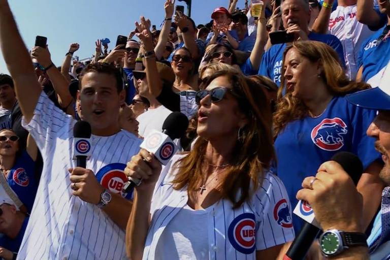 ¡Como un fan más! Rizzo se despidió a lo grande desde las gradas del Wrigley