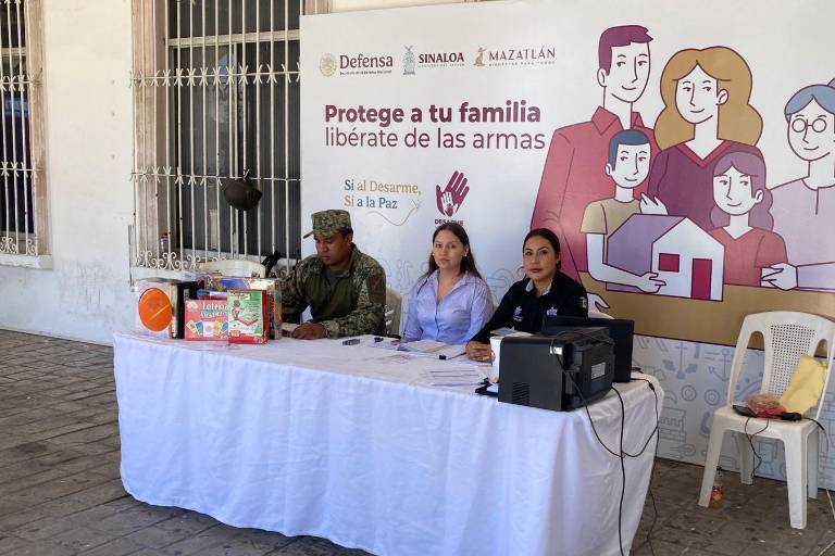 Tiene Desarme Voluntario 2025 buena respuesta de parte de los mazatlecos