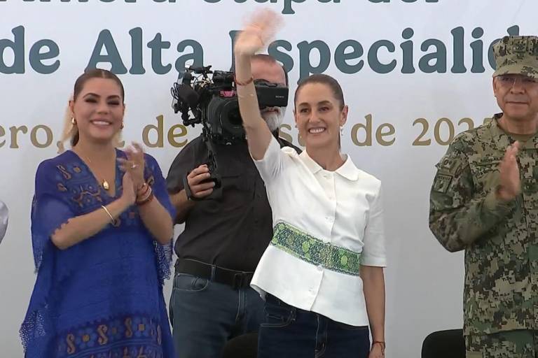 Sheinbaum inaugura primera etapa del hospital del ISSSTE en Acapulco, sin plantilla médica completa y sin obra concluida al 100%