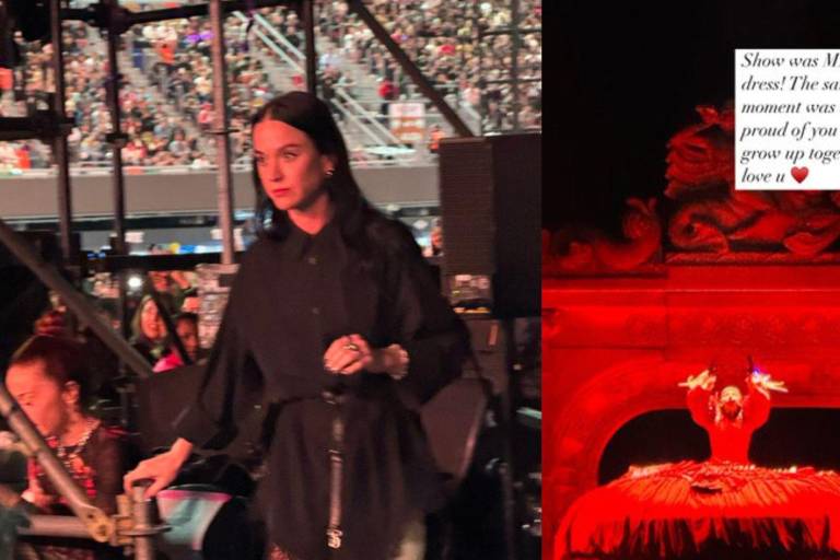 Katy Perry asiste a concierto de Lady Gaga en CDMX