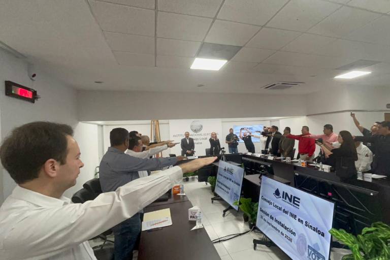 Instalación del Consejo Local del INE en Sinaloa para organizar la elección federal de 2027.