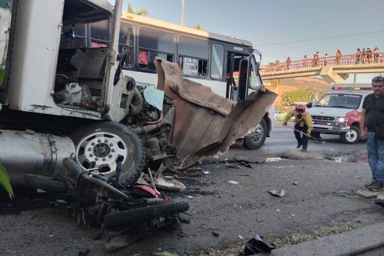 Motociclista muere arrollado durante una carambola en la Internacional a la altura de Urías