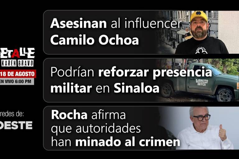 Este lunes, A Detalle: Ismael ‘El Mayo’ Zambada pacta con Gobierno de EU