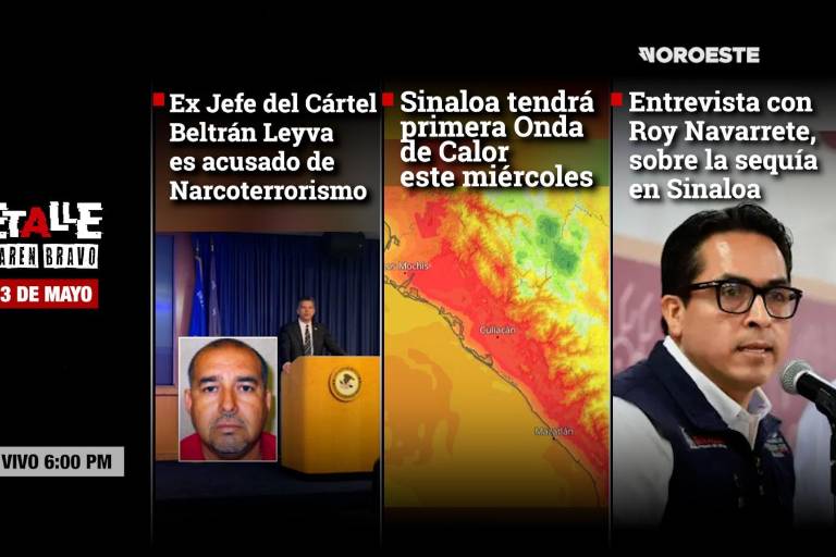 Este martes, A Detalle: Ovidio Guzmán negoció el ingreso de su familia a Estados Unidos