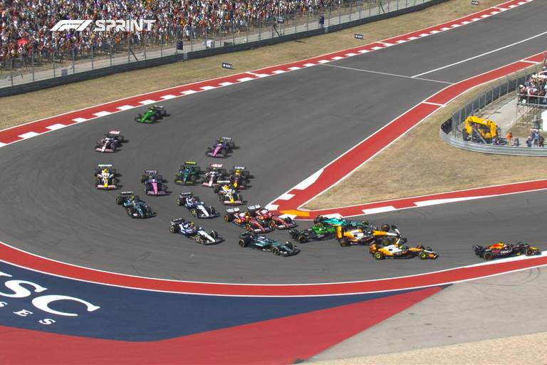 Verstappen gana la caótica Sprint del GP de Estados Unidos marcada por choques y dos safety car