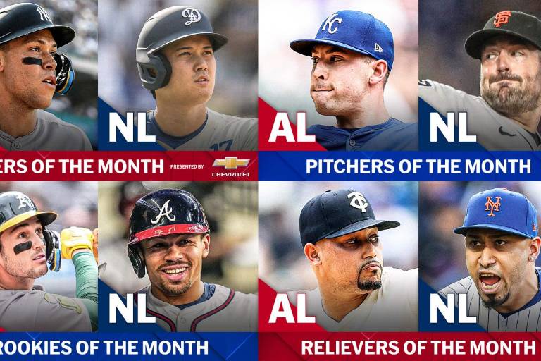 Ohtani, Judge, Díaz y Durán entre los mejores del mes de mayo