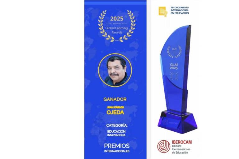 Reconocen a sinaloenses el Premio Global Learning Awards Iberocam 2025