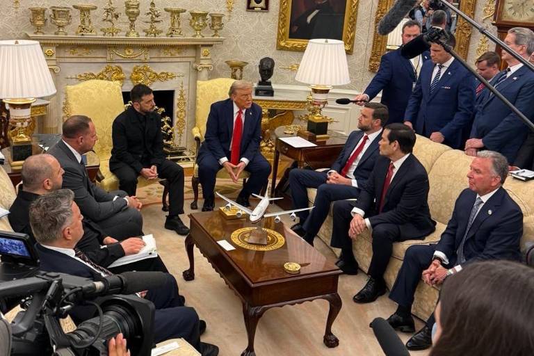 Recibe Trump en la Casa Blanca a Zelenski y otros líderes europeos