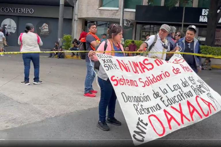 CNTE y Gobierno de Sheinbaum no llegan a acuerdo para retirar plantón en CDMX