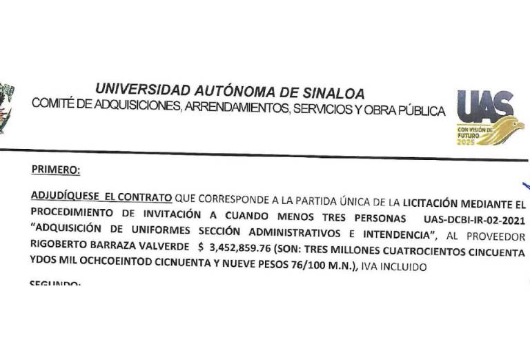 Cae novena denuncia contra autoridades de la UAS por compras irregulares; son $56.5 millones en publicidad y uniformes