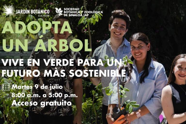 Regalará Jardín Botánico de Culiacán árboles regionales el próximo martes