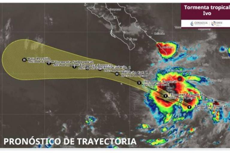 Se forma la tormenta tropical Ivo frente a las costas de Michoacán y Colima