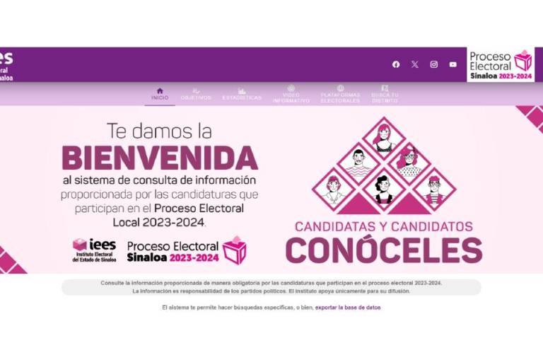 A 3 semanas de elección, solo dos candidatos a la Alcaldía de Culiacán publican información en el IEES