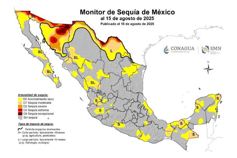 Choix y El Fuerte siguen en sequía, pese a las lluvias