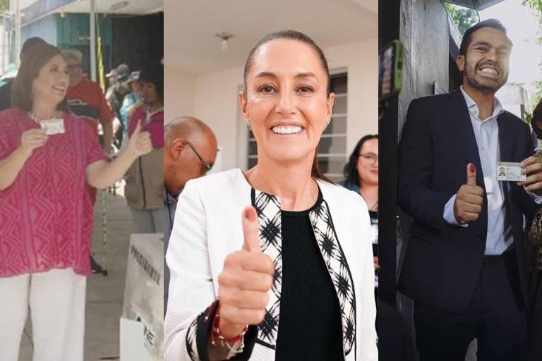 Votos Presidenciales: Sheinbaum promete ‘día histórico’; Xóchitl prevé jornada reñida y Máynez acusa ‘inequidad’