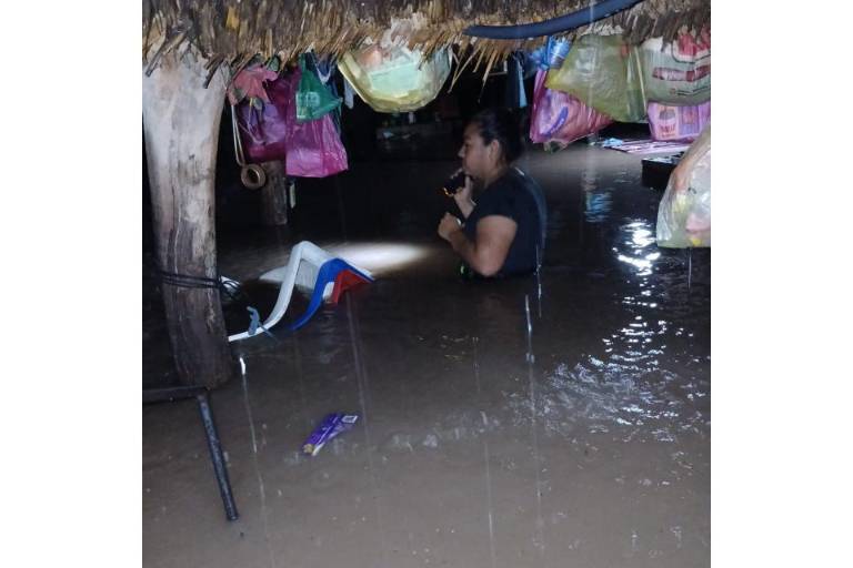 En la comunidad de Palmillas, las lluvias hace renacer el temor de perder todo