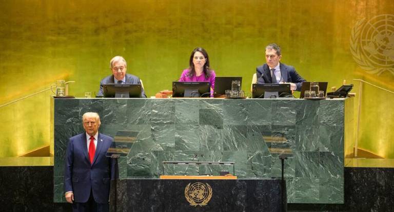 El Presidente de los Estados Unidos de América se dirigió al 80 período de sesiones de la Asamblea General.