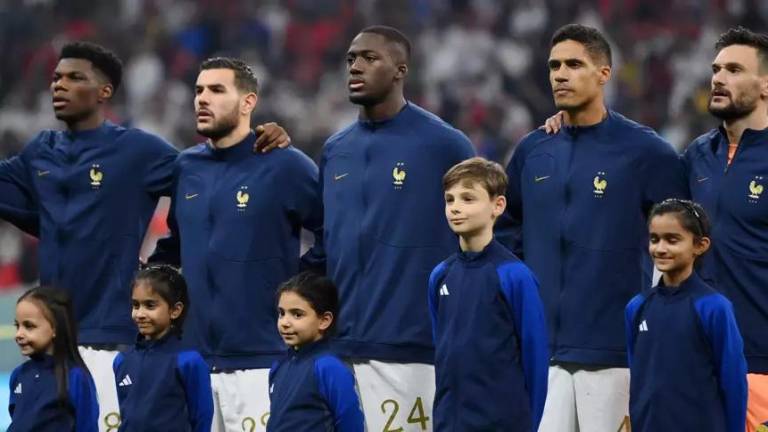 Cinco jugadores franceses están enfermos.