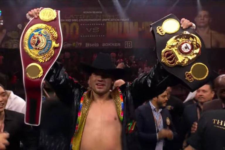 Gilberto ‘Zurdo’ Ramírez pone en alto a Mazatlán al unificar los títulos de peso crucero