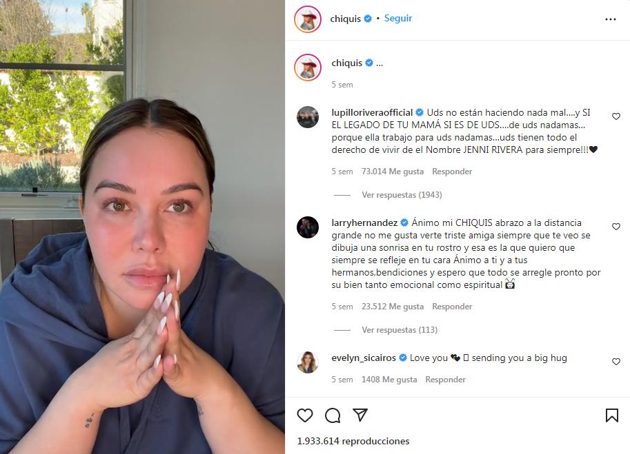 $!Lupillo Rivera reacciona al nuevo libro de su sobrina, Chiquis Rivera