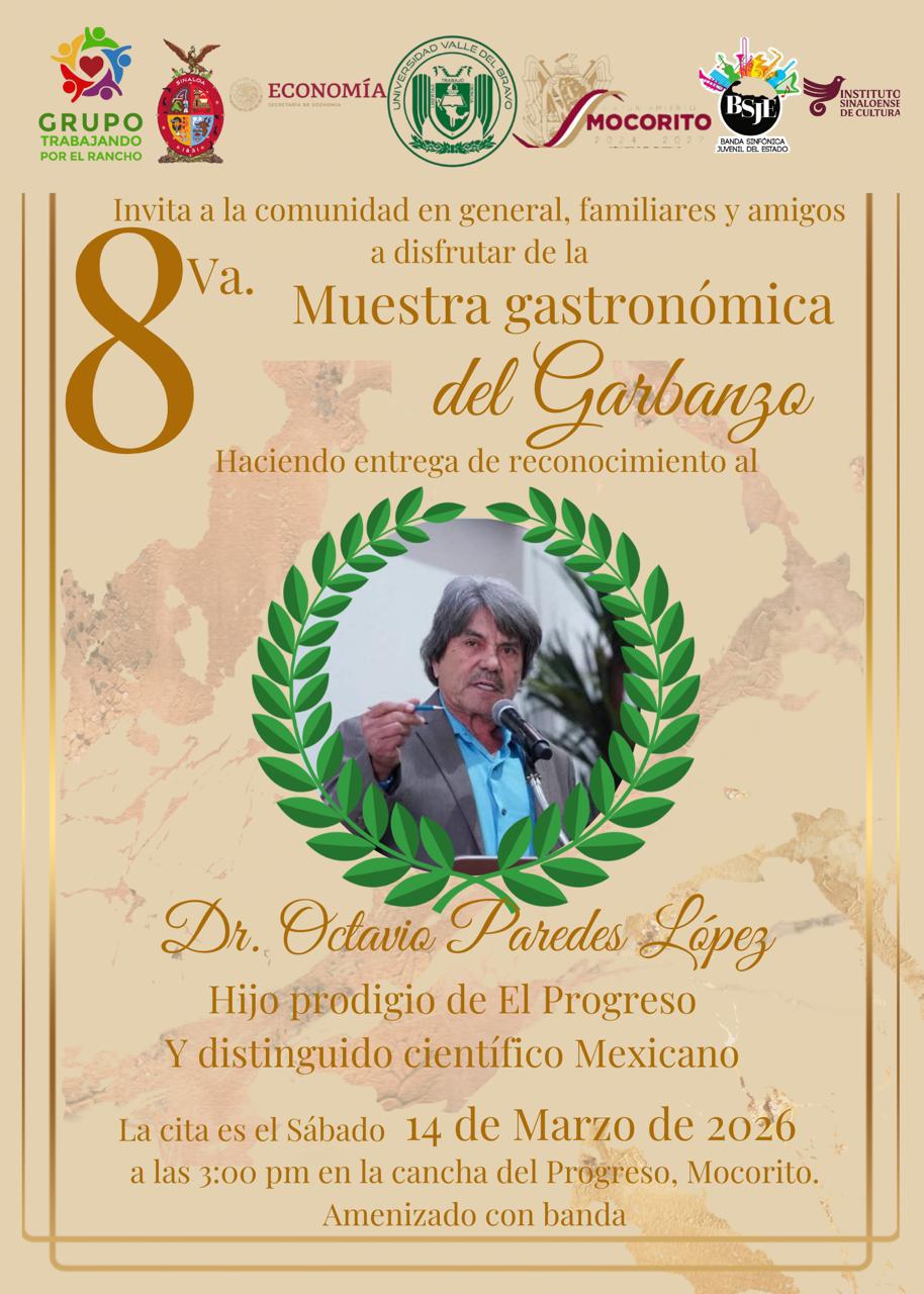 $!Los habitantes de Mocorito eligieron al Dr. Octavio Paredes López para entregarle su galardón como Hijo Predilecto.