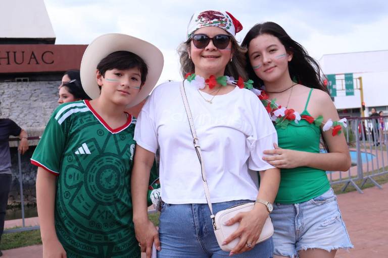 Arman la fiesta en ‘La Canasta’ en apoyo a la selección mexicana