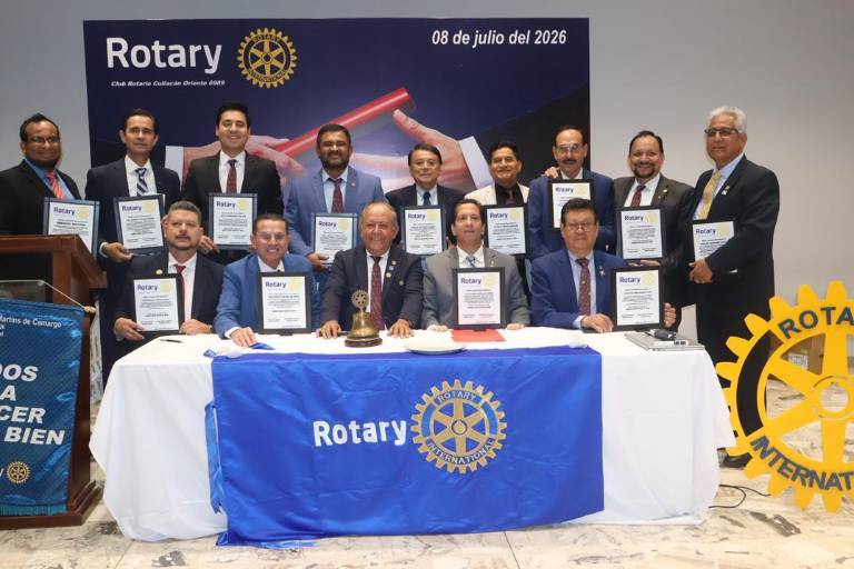Rinde protesta la nueva mesa directiva del Club Rotario Culiacán Oriente