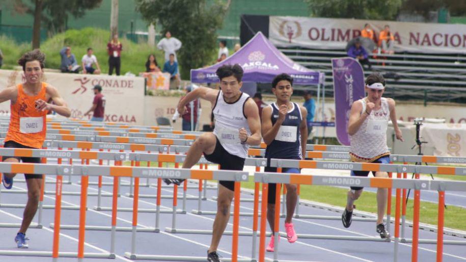 $!Ángel Ramírez hace historia para Sinaloa con oro e impone marca en los 110 metros con vallas
