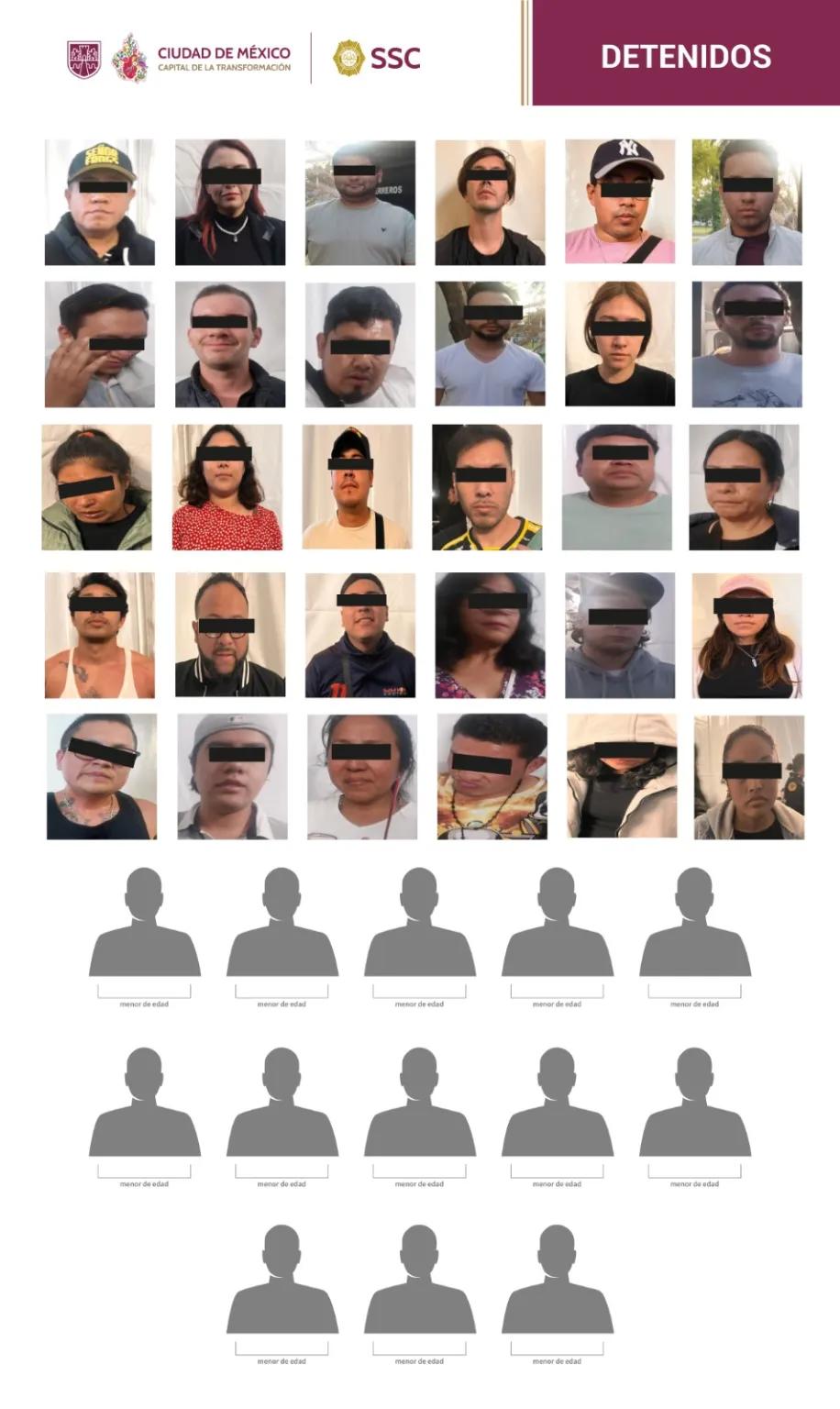 $!Detienen a 43 posibles revendedores de boletos durante el Corona Capital 2024; 13 son menores de edad