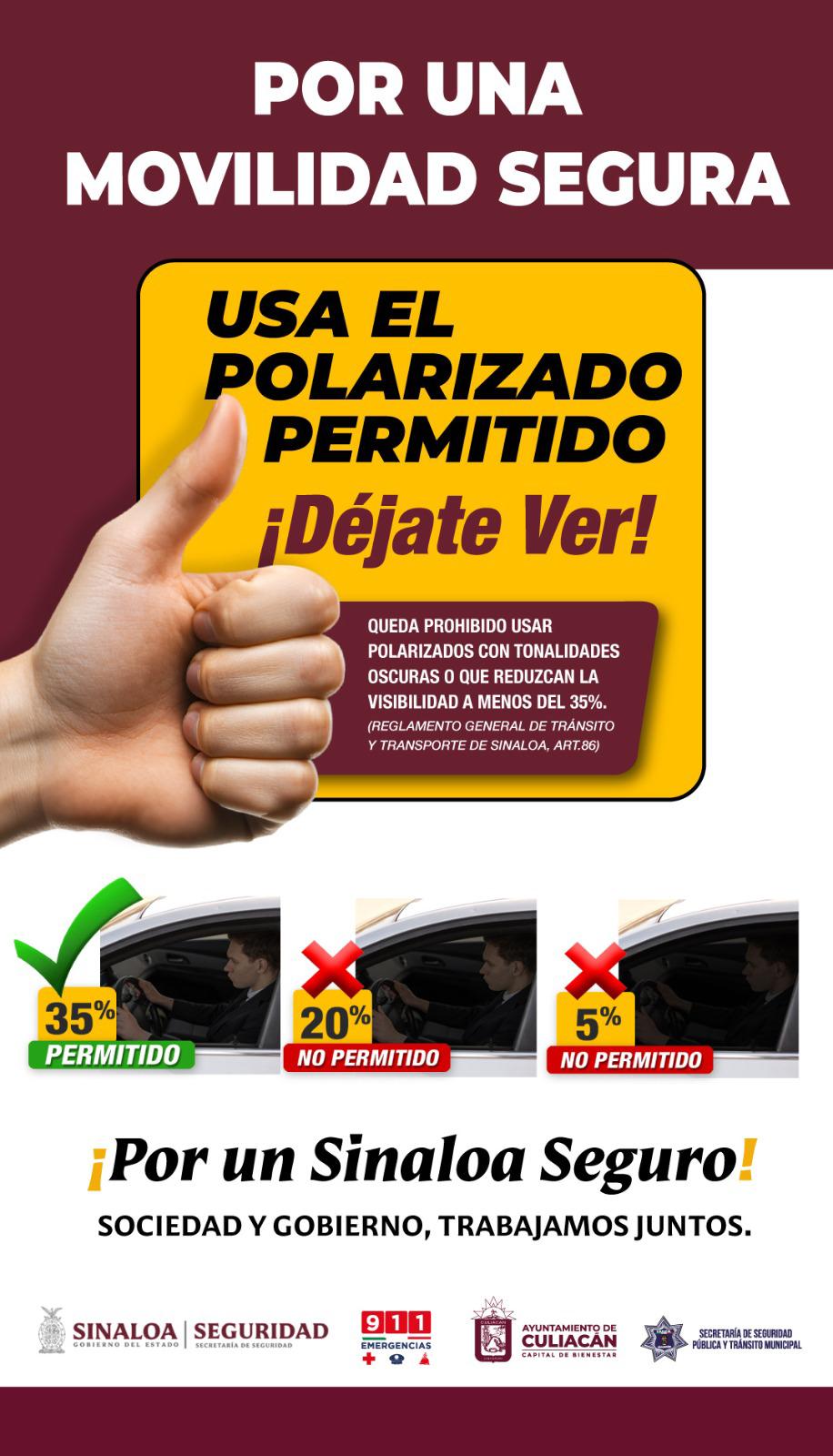 $!Multarán a conductores con polarizado fuera de norma a partir de septiembre en Culiacán