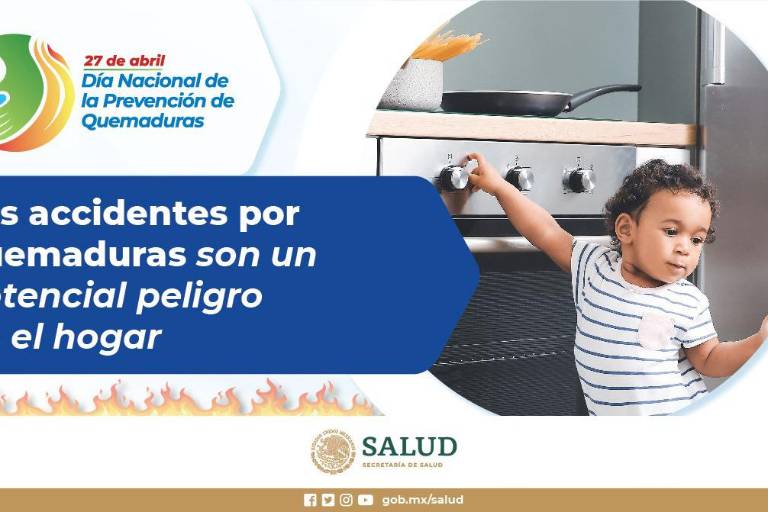 Recomienda Salud en Sinaloa medidas para proteger a los niños de las quemaduras