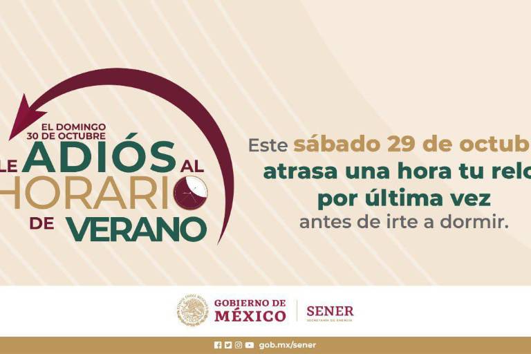 ¡Adiós al horario de verano! No olvides atrasar tu reloj por última vez