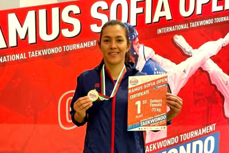 María del Rosario Espinoza reaparece con oro en Abierto de Sofía tras un año sin competir