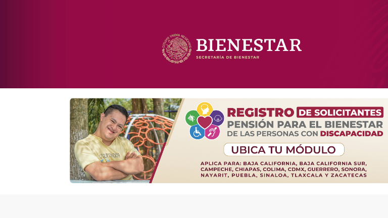 Los interesados podrán consultar su centro de registro en la página www.gob.mx/bienestar