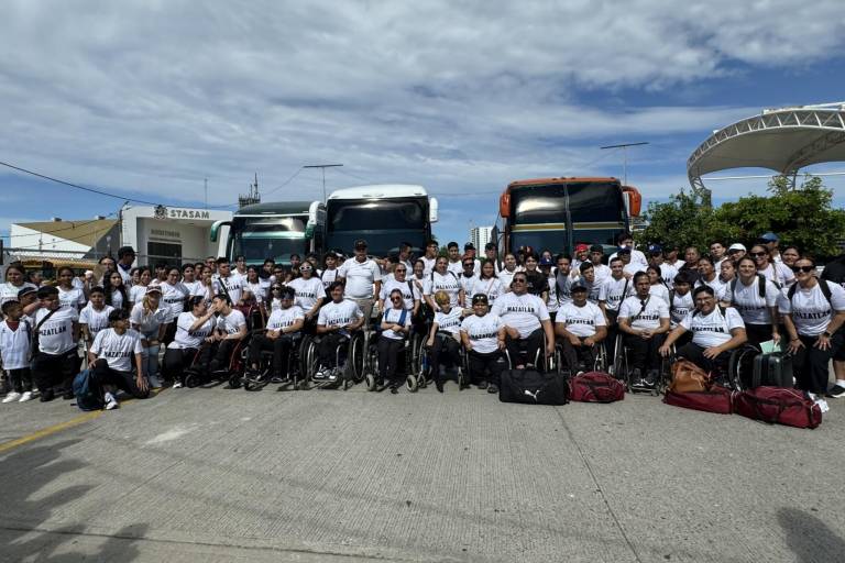 ¡Mucho éxito! Inicia Selección Mazatlán su viaje al estatal de los Paranacionales Conade