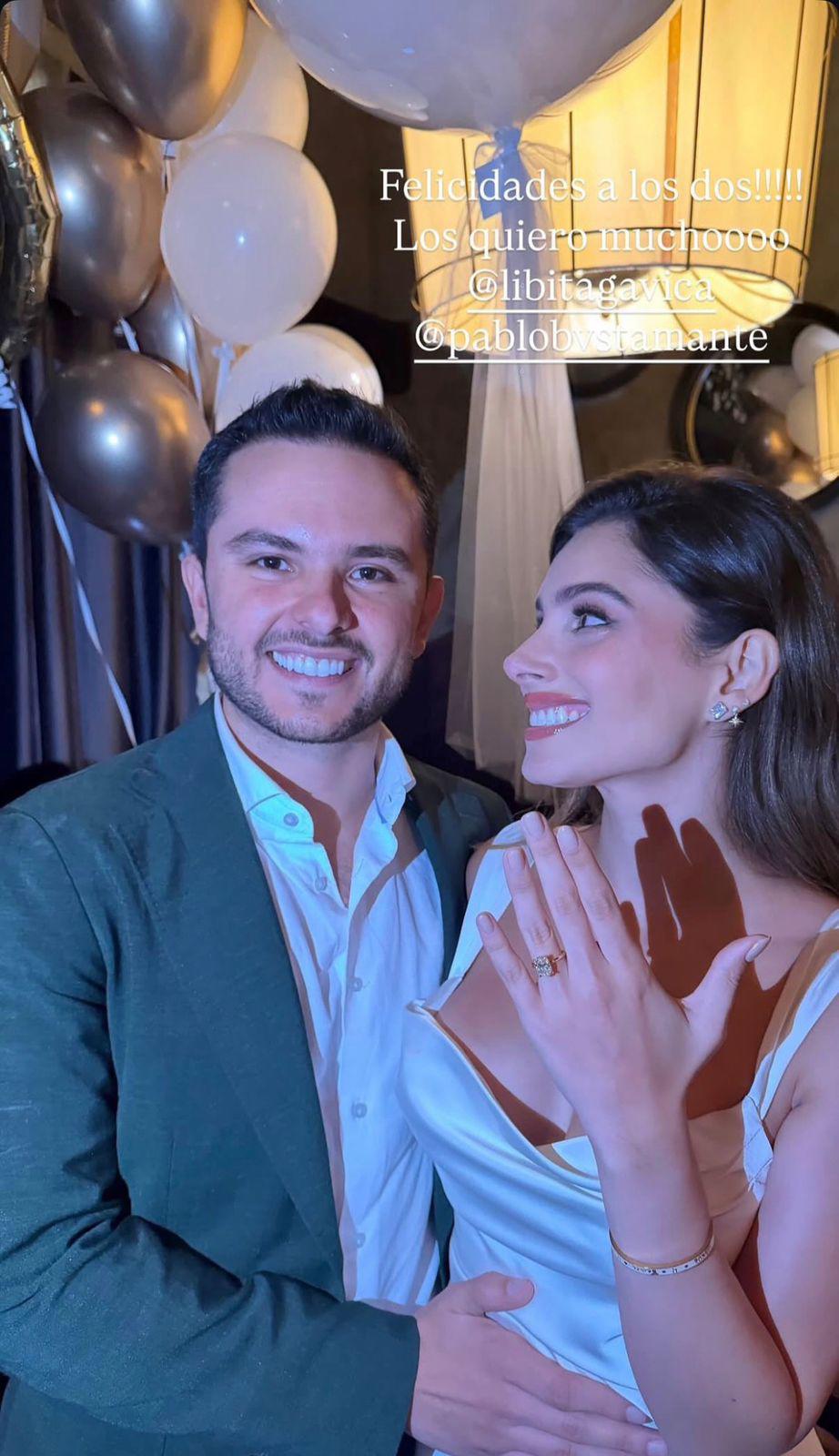 $!Libia Gavica da el ‘sí’ en el Observatorio Mazatlán y anuncia su compromiso matrimonial