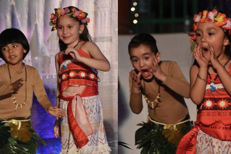 Con música y baile, alumnos del Instituto Senda reciben a la Primavera