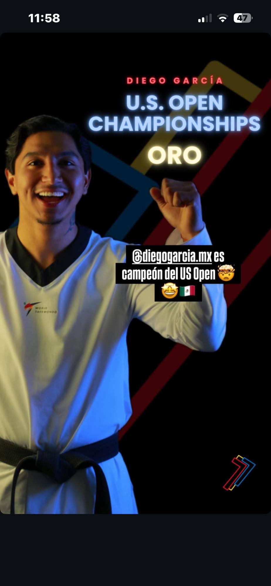 $!Sinaloense Juan Diego García conquista el Abierto de Parataekwondo en EU