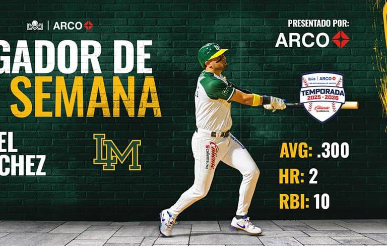 Asael Sánchez entró a los libros de récords y es el Jugador de la Semana