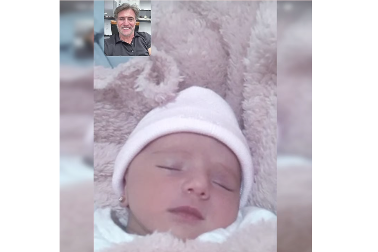 Juan Soler se estrena como abuelo de la pequeña Alfonsina