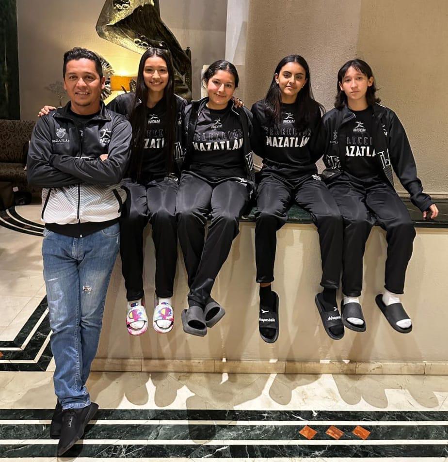 $!Ciclismo y basquetbol 3x3, primer contingente mazatleco en llegar a la etapa estatal de los Nacionales Conade 2023