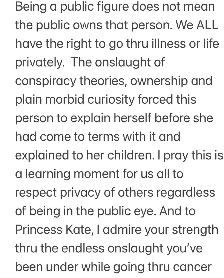 $!Envía Shannen Doherty mensaje de apoyo a Kate Middleton tras revelar que tiene cáncer